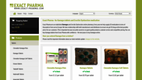 What Exact-pharma.com website looked like in 2022 (2 years ago)