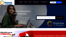 What Esiphala.lk website looked like in 2022 (2 years ago)