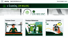 What Elearning.uin-malang.ac.id website looked like in 2022 (2 years ago)