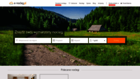 What E-nocleg.pl website looked like in 2022 (2 years ago)