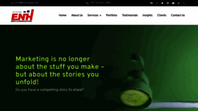 What Enhmedia.com website looked like in 2022 (2 years ago)