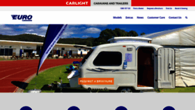 What Euro-caravans.com.au website looked like in 2022 (2 years ago)