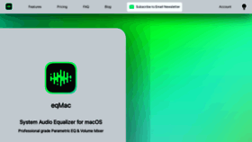 What Eqmac.app website looked like in 2022 (2 years ago)