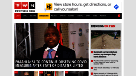 What Ewn.co.za website looked like in 2022 (3 years ago)