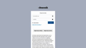 What E-dnevnik.edu.ba website looked like in 2022 (2 years ago)