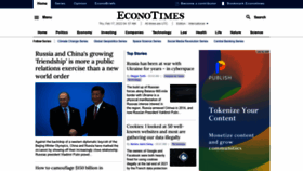 What Econotimes.com website looked like in 2022 (3 years ago)
