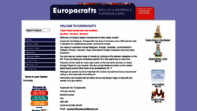 What Europacrafts.com website looked like in 2022 (2 years ago)