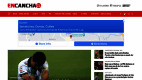 What Encancha.cl website looked like in 2022 (2 years ago)