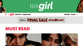What Ellegirl.jp website looked like in 2022 (2 years ago)