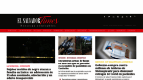 What Elsalvadortimes.com website looked like in 2022 (2 years ago)