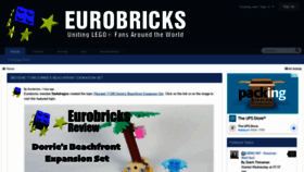 What Eurobricks.com website looked like in 2022 (2 years ago)