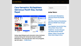What Ecentral.my website looked like in 2022 (2 years ago)