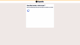 What Expedia.fr website looked like in 2022 (2 years ago)