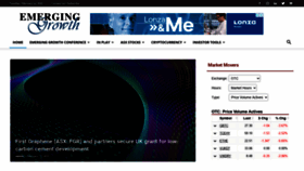 What Emerginggrowth.com website looked like in 2022 (2 years ago)