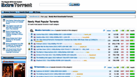 What Extratorrent.proxyninja.org website looked like in 2022 (2 years ago)
