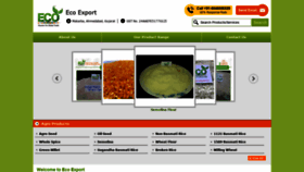 What Ecoexportsindia.com website looked like in 2022 (2 years ago)