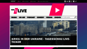 What Einslive.de website looked like in 2022 (2 years ago)