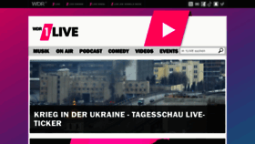 What Einslive.de website looked like in 2022 (3 years ago)