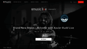 What Emusic.com website looked like in 2022 (2 years ago)