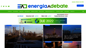 What Energiaadebate.com website looked like in 2022 (2 years ago)