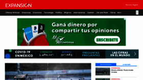 What Expansion.mx website looked like in 2022 (2 years ago)