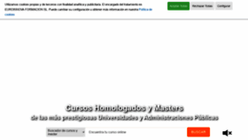 What Euroinnova.edu.es website looked like in 2022 (2 years ago)