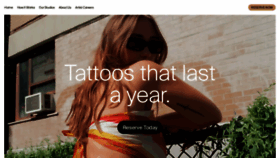 What Ephemeral.tattoo website looked like in 2022 (2 years ago)
