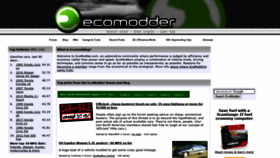 What Ecomodder.com website looked like in 2022 (2 years ago)