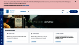What Eesti.ee website looked like in 2022 (2 years ago)