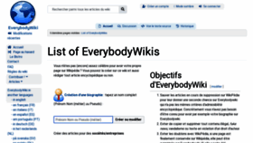 What Everybodywiki.com website looked like in 2022 (2 years ago)