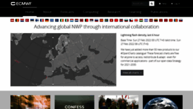 What Ecmwf.int website looked like in 2022 (2 years ago)