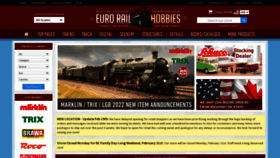 What Eurorailhobbies.com website looked like in 2022 (2 years ago)