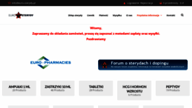 What Euro-sterydy.pl website looked like in 2022 (2 years ago)