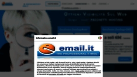 What Email.it website looked like in 2022 (2 years ago)
