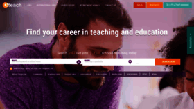 What Eteach.com website looked like in 2022 (2 years ago)