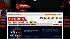 What Expres.cz website looked like in 2022 (2 years ago)