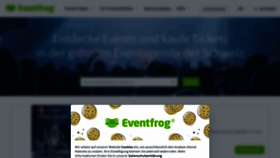 What Eventfrog.ch website looked like in 2022 (2 years ago)