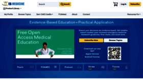 What Ebmedicine.net website looked like in 2022 (2 years ago)