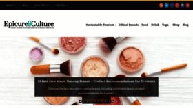 What Epicureandculture.com website looked like in 2022 (2 years ago)