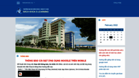 What E-learning.hcmut.edu.vn website looked like in 2022 (2 years ago)