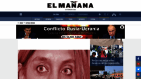 What Elmanana.com website looked like in 2022 (2 years ago)