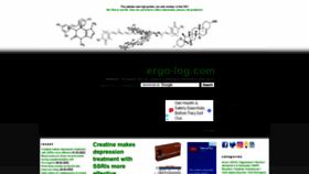 What Ergo-log.com website looked like in 2022 (2 years ago)