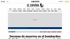 What Elespanol.com website looked like in 2022 (2 years ago)