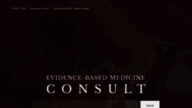 What Ebmconsult.com website looked like in 2022 (2 years ago)