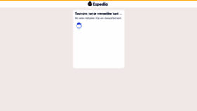 What Expedia.be website looked like in 2022 (2 years ago)