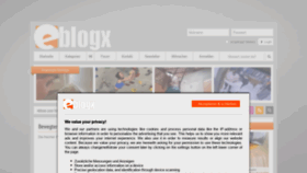 What Eblogx.com website looked like in 2022 (2 years ago)