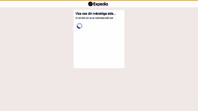 What Expedia.se website looked like in 2022 (2 years ago)
