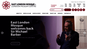 What Eastlondonmosque.org.uk website looked like in 2022 (2 years ago)