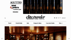 What Elitetraveler.com website looked like in 2022 (2 years ago)
