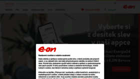 What Eon.cz website looked like in 2022 (2 years ago)